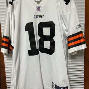 Reebok White and Black Men's Jersey size XL